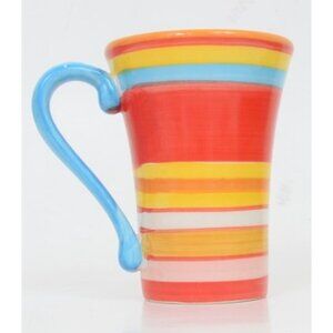 Gourmet Fiesta by Fitz and Floyd 5 Inch Coffee Mug Multi-Color Ceramic